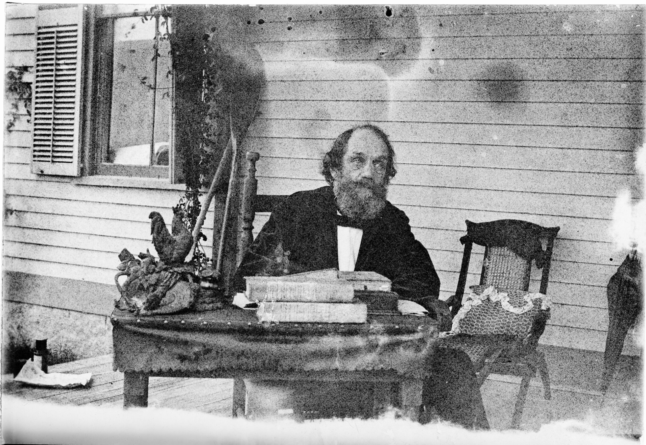 Edward Everett Hale at writing table